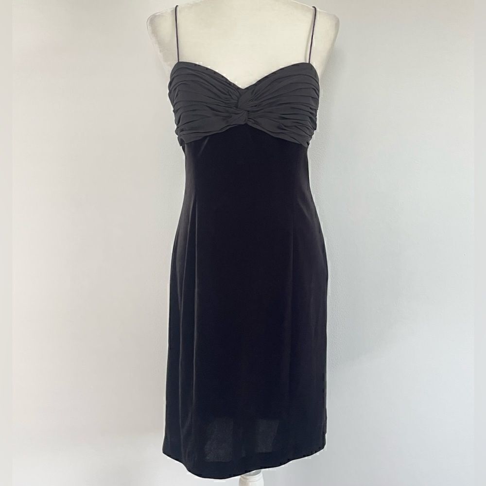 NWT American Living by Ralph Lauren Velvet Chiffon Dress - 8